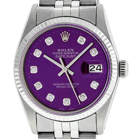 mens purple rolex|rolex purple face.